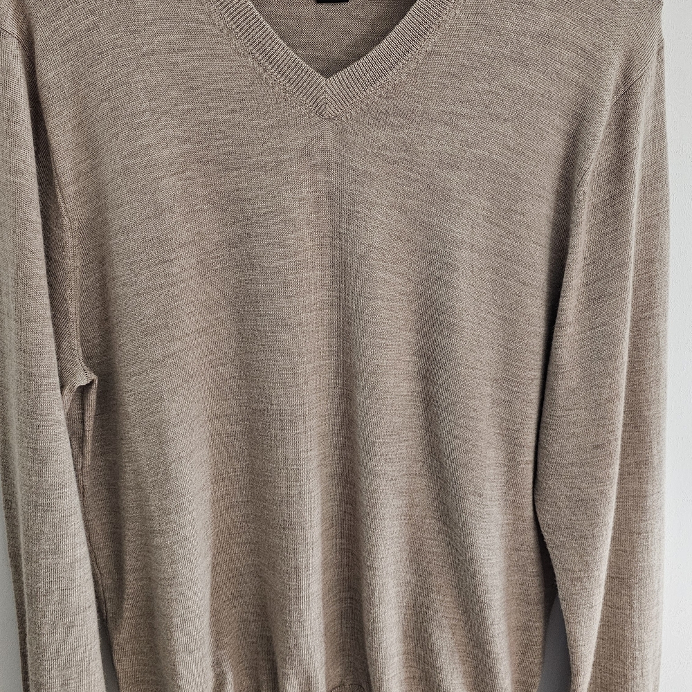 Bundle Of (3) Jos. A. Bank 100% Merino Wool Long Sleeve V-Neck Sweaters XL - Picture 8 of 11